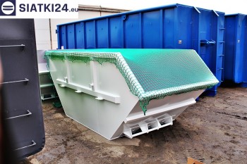 Siatki Wągrowiec - Siatka przykrywająca na kontener - zabezpieczenie przewożonych ładunków dla terenów Wągrowca