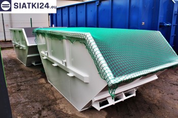 Siatki Wągrowiec - Siatka przykrywająca na kontener - zabezpieczenie przewożonych ładunków dla terenów Wągrowca