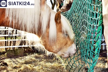 Siatki Wągrowiec - Worek na siano dla koni - siatka oczko 4,5cm gr.3mm dla terenów Wągrowca